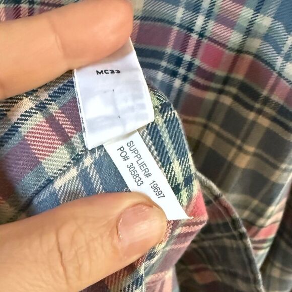 Polo Ralph Lauren Checkered Plaid Flannel Button Down XL NWOT - Picture 8 of 12